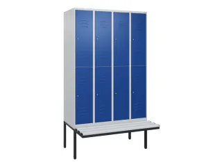 Dubbeldekse dekenkist,HxBxD 2120x1200x815mm,4x2vak.,vak B 300mm - 1