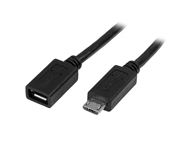 0,5m Micro-USB verlengkabel M/F Micro USB kabel