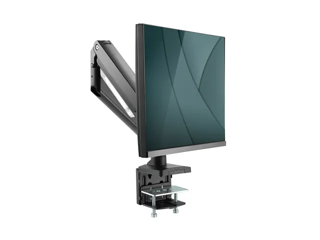 Monitorarm 1 Scherm met Gasveer Tot 35 Inch Zwart