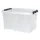 stapelbak,HxLxB 340x600x400mm,62l,PP,transparant,Wanden gesloten