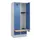 locker met bank,HxBxD 1950x800x815mm,2vak,vak B 400mm,cilinderslot