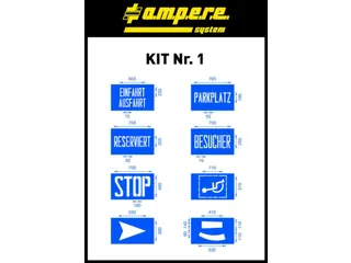 Sjablonenset,Benaming/Symbolen,V. Vloermarkeerapparaat,Speciaal Karton - 1
