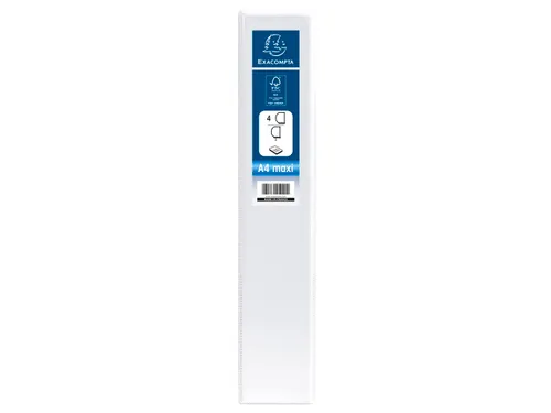Ringmap Pp Personaliseerbaar Kreacover 4D-Ringen 60mm A4 Maxi Wit