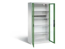 acculaadkast 1950x930x500mm 5stekkerdozen 230V cil.-slot front RAL6011