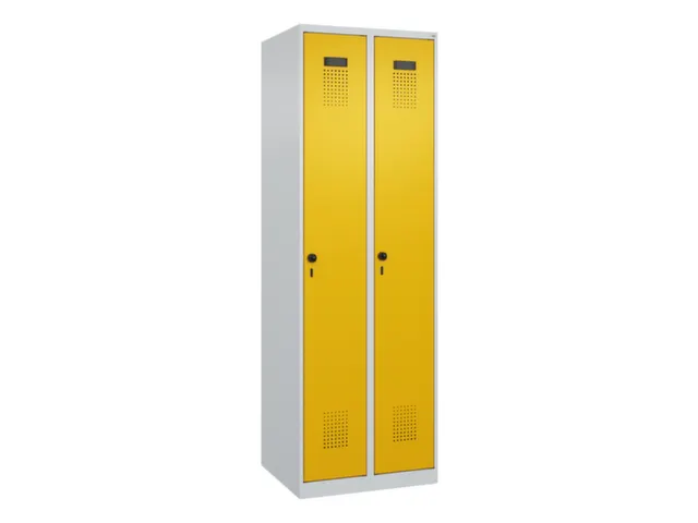 locker voor scheiding van kleding,HxBxD 1850x600x500mm,2vak