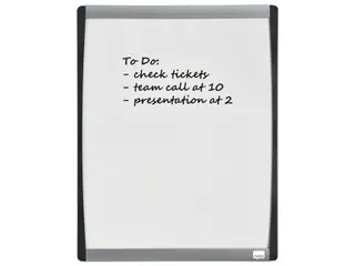 Nobo droog uitwisbaar whitebord met gewelfde lijst 35.5x28cm - 3