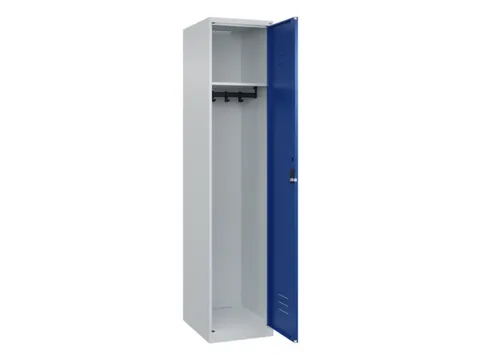 locker,HxBxD 1850x400x500mm,1vak,vak B 400mm,cil.-slot,staand op vloer