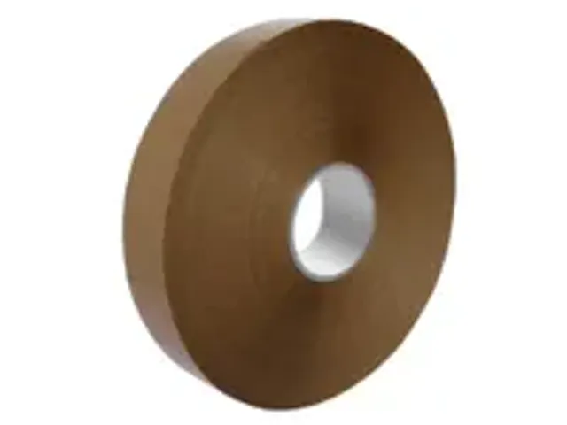 OUTLET Machine verpakkingstape PP/rubber bruin 50mmx1000m 28 µm 6 rol