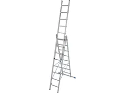 multifunctionele telescoopladder,3x8,sporten,balk L 2,3-5,2m,aluminium