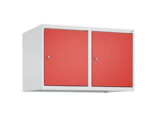 opzetkast,v. locker,2vak.,vak B 400mm,HxBxD 500x800x500mm,vleugeldeur - 1
