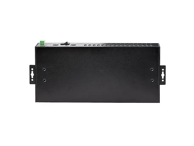 16-poorts industriële USB 3.0 hub DIN-rail, wand- en rackmonteerbaar