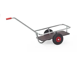 Handtrekwagen 6091L vuurverzinkt 200kg 690x356mm Luchtbanden - 1