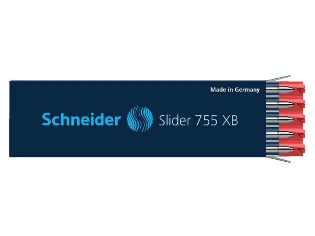 Balpenvulling Schneider 755 Slider Jumbo extra breed rood