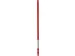 Manche ergonomique Acier inoxydable 100cm Rouge