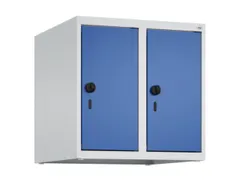 opzetkast,v. locker,2vak.,vak B 250mm,HxBxD 500x500x500mm,vleugeldeur
