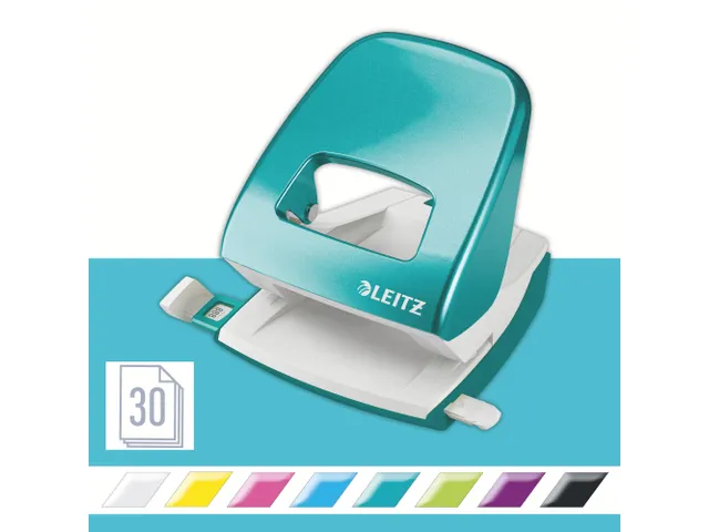 Perforator Leitz WOW NeXXt 2-gaats ijsblauw