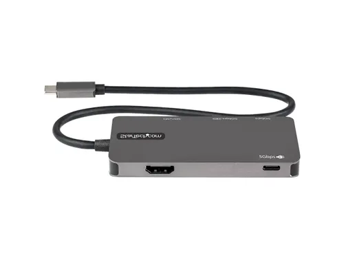 USB-C multiport adapter met 4K HDMI, USB hub en SD-kaartlezer
