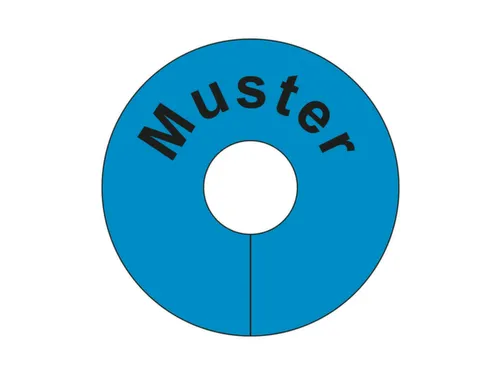 signaalring,v. gaasbox,"Patroon",v. opsteken,PVC,blauw