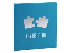 Gastenboek PUZZLE 21x19cm 140bl