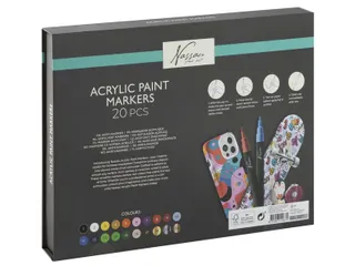 Acrylmarker Nassau set à 20 kleuren - 5