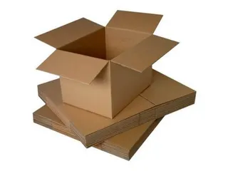 Amerikaanse Vouwdoos Enkele Golf Bruin 250x200x200mm - 1