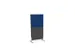 scheidingswand,HxB 1545x800mm,MS-donkergrijs,BN6016-blauw