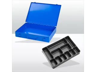 assortimentskoffer,HxBxD 50x335x240mm,11vakken - 1