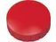 magneet MAULsolid, diameter 24mm rood, doos met 10 stuks