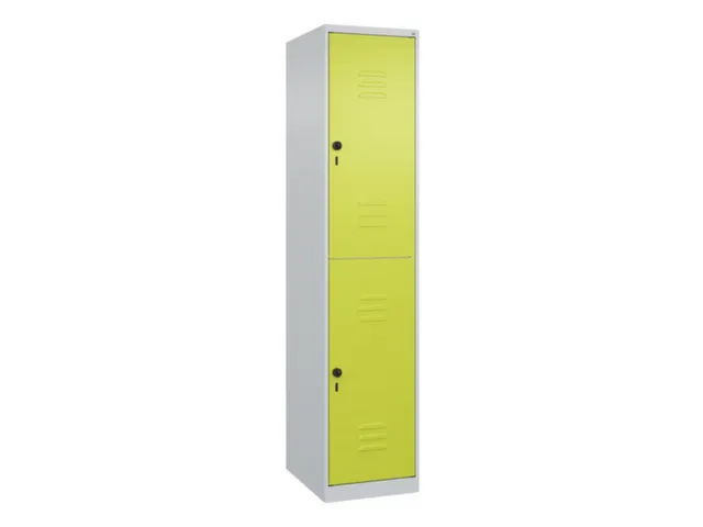 dubbeldekse locker,HxBxD 1850x400x500mm,1x2vak.,vak B 400mm