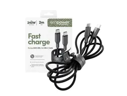 PanzerGlass empower by Racing 240W USB-C to USB-C Cable | USB 2.