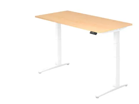 Elektrisch in hgte vst. zit-sta-bureau,HxBxD 650-1290x1600x800mm