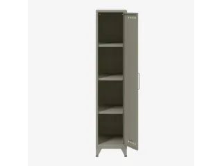 garderobekast,HxBxD 1800x380x510mm,1vak,4voeten,romp lichtgrijs - 3