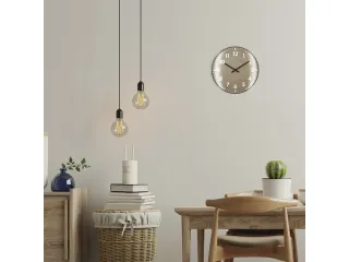 Wandklok NeXtime Duomo 35cm kaki - 5
