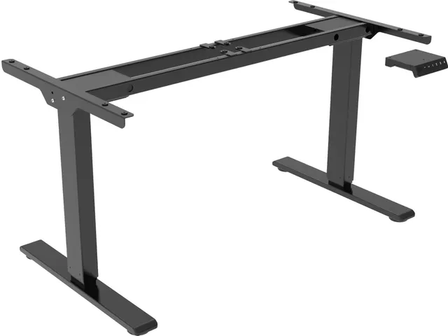 Elektrisch Verstelbaar Zit-Sta Bureau Frame Economy Zwart 180Cm