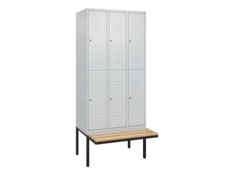 Dubbeldekse dekenkist,HxBxD 2120x900x815mm,3x2vak.,vak B 300mm
