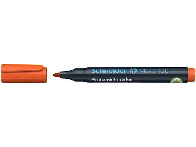 Marqueur Schneider Maxx 130 permanent orange, pointe ronde