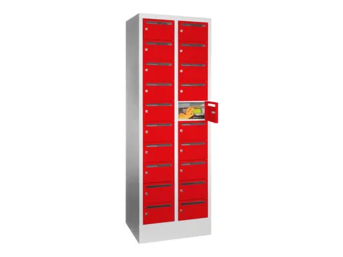 Postsorteerkast 1850x630x500mm 2x10 Vakken Ral7035 Front Ral3000