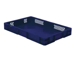 Euronorm-Stapelbak 14.5l H X L X B 75x600x400mm Blauw