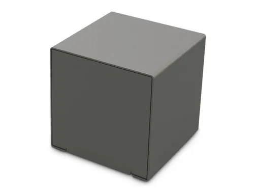 zitkubussen,HxBxD 450x450x450mm,staal-zitting grijs