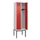 locker,HxBxD 2120x600x500mm,2vak,vak B 300mm,draaigrendel