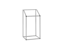 Afvalverzamelaar Groot Volume 1190x630x540mm 240 Liter Rotax-Zilver