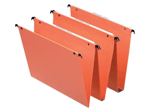 Hangmap A4 Esselte Orgarex Dual U-bodem 15mm 330mm Vert Oranje