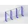 Draagarmstelling 2000x4050x630mm 6gelijk Lange Armen Incl. Poot