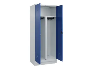 PBM-locker,HxBxD 1950x800x500mm,2vak,vak B 400mm,draaigrendel - 2