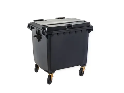 Contivia 4,vuilnisbak 4wielen 1100 L grijs