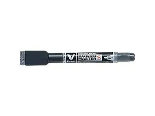 Whiteboardmarker Pilot V-Board Master S met Wisser Extra Fijn Zwart - 2
