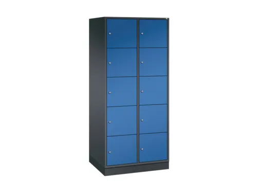 grootvolume-lockersysteem,HxBxD 1950x820x600mm,2x5vakken,cil.-slot