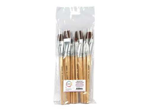 Kwast Qrea synthetisch set à 11 breedtes