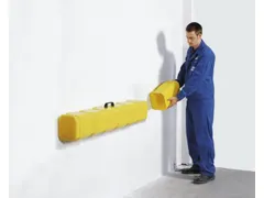 opbergbox,v. putafdekking,LxB 475x210mm,PE,geel