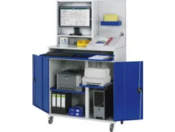 Computerkast 1770x 1100x 520mm Uittreklade Voor Toetsenbord Monitorvak